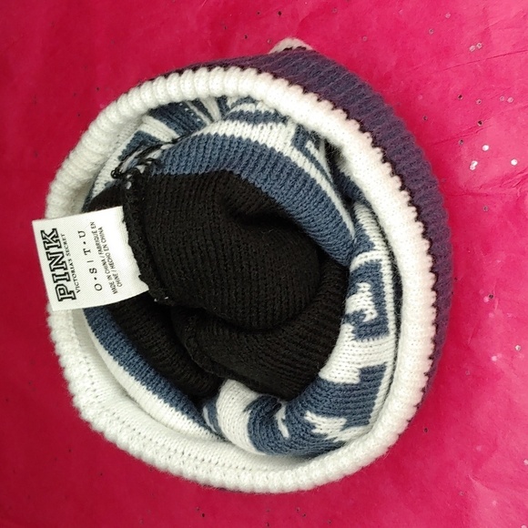 Victoria Secret Pink Nation Beanie VS Pom Pom Beanie VS Hat  VS Beanie NEW - Picture 3 of 6